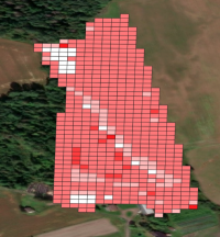 Biomassekart fra dronebilde