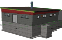 3 D illustrasjonstegning av tilbygget Foto Roger Ostvik