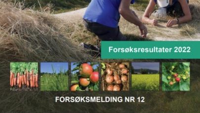 Forsoksresultater 2022