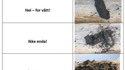 Lagelig jord lavere opplosning