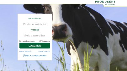 Innlogging nettside