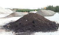 Kompost av veksthusavfall Foto Astrid S Andersen