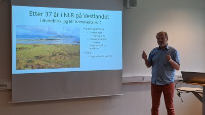 Olav M Sluttar med innlegg